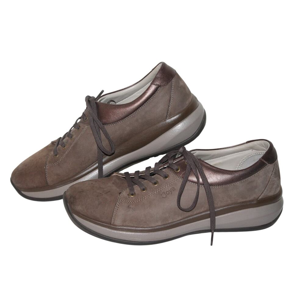 Joya Athena Trek Casual Shoe Sneaker, Brown, Leather, Women's Size 10